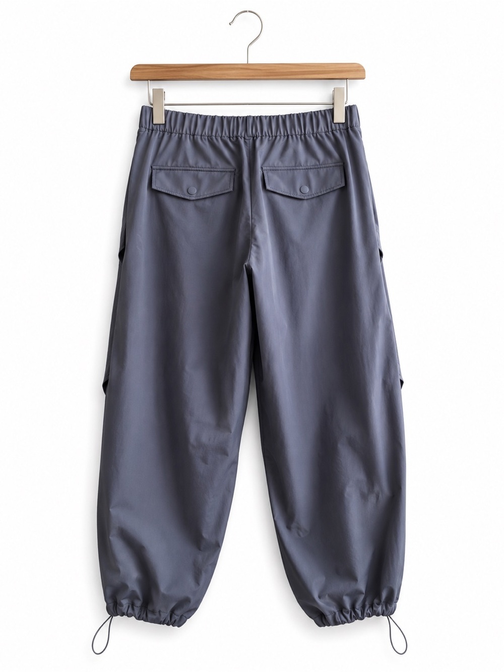 Babaton Utility Parachute Cargo Pants Wide Leg Adjustable Hem 4 - Picture 3 of 5